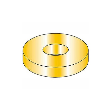 Titan Fasteners Flat Washer - M10 - Hardened Steel - Zinc Yellow - Class 10.9 - DIN 125A - Pkg of 100 ABK10